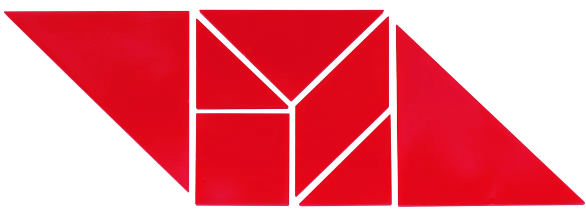 Tangram in Sortierbox mit Deckel, ab 4 Jahre