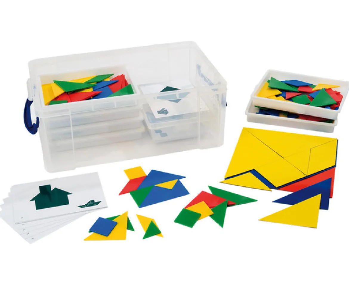 Tangram-Set: großer Klassensatz, 4-12 Jahre