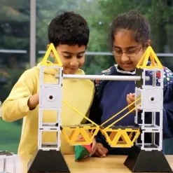 Technik-Konstruktionsset, Original Polydron, Brücken-Bausatz, 322 Teile, für Kinder