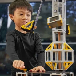 Technik-Konstruktionsset, Original Polydron, Maschinen-Bausatz, 250 Teile, für Kinder