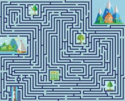 Teppich Labyrinth