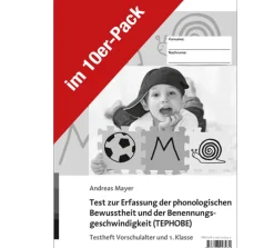 Test zur Erfassung der phonologischen Bewusstheit und der Benennungsgeschwindigkeit (TEPHOBE), Vorschulalter und 1. Klasse, 10er Pack