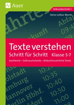 Texte verstehen - Schritt für Schritt, Klasse 5-7