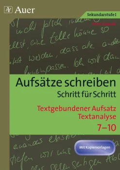 Textgebundener Aufsatz - Textanalyse