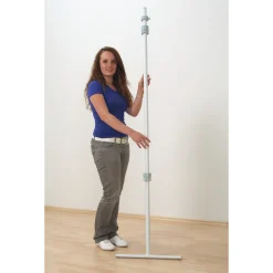 T-Fuß Stativ, grau, Ständer für Stellwand, einzeln