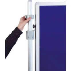T-Fuß Stativ, grau, Ständer für Stellwand, einzeln