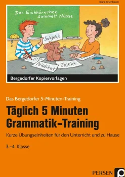 Täglich 5 Minuten Grammatik-Training, Buch, 3.-4. Klasse