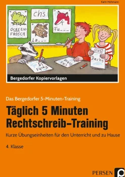 Täglich 5 Minuten Rechtschreib-Training, Kopiervorlagen, 4. Klasse