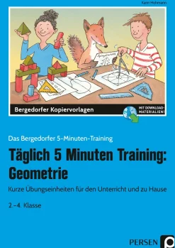 Täglich 5 Minuten Training: Geometrie, Buch, Klasse 2-4