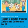 Täglich 5 Minuten Training: Ziffern und ZR bis 10, Kopiervorlage, 1. Klasse