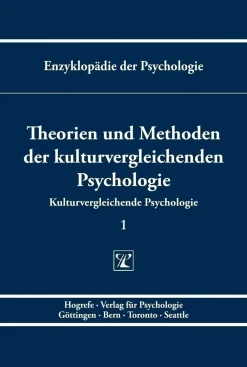 Theorien und Methoden der kulturvergleichenden Psychologie, Buch