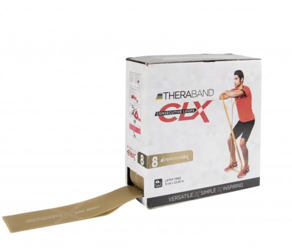 Thera-Band CLX Rolle 22m maximal stark/gold