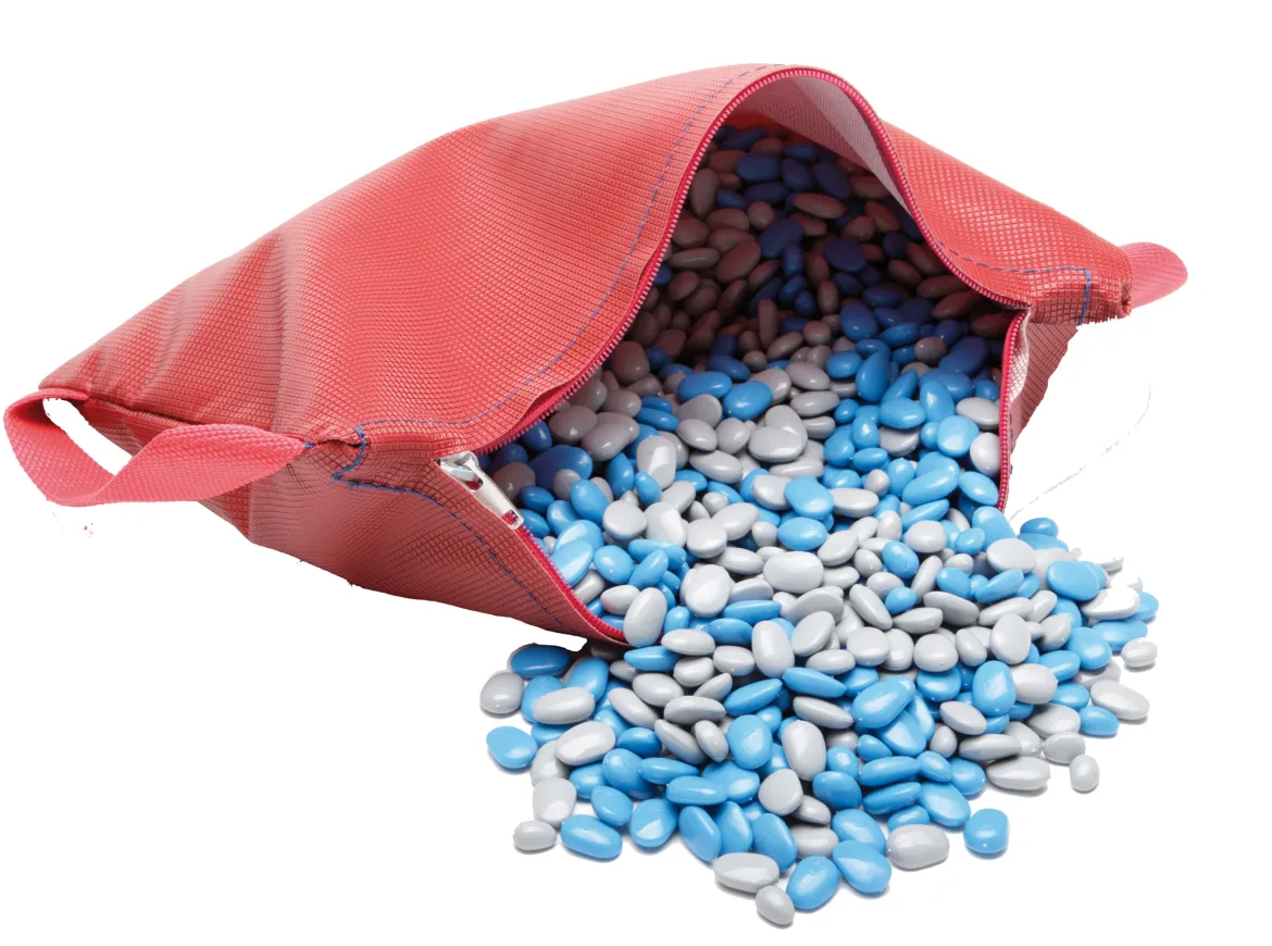TheraBeans Tasche blau mit 2,5 kg TheraBeans