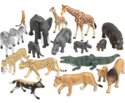 Tiere - Afrikanische Tiere, Savanne, 18 Teile