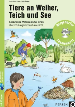 Tiere an Weiher, Teich und See, Buch, Klasse 1-4