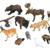 Tierfiguren - Nordamerikanische Tiere, 12 Teile, 2-7 Jahre