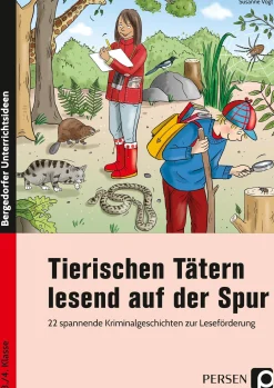 Tierischen Tätern lesend auf der Spur, Buch, 3. und 4. Klasse