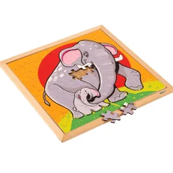Tierpuzzle - Elefant, ab 4 Jahre
