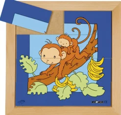 Tier-Puzzle Mutter und Kind - Affe, ab 3 Jahre