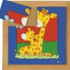 Tier-Puzzle Mutter und Kind - Giraffe, ab 3 Jahre