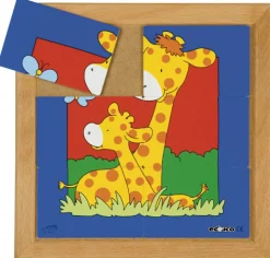 Tier-Puzzle Mutter und Kind - Giraffe, ab 3 Jahre