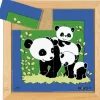 Tier-Puzzle Mutter und Kind - Panda, ab 3 Jahre