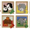 Tier-Puzzles Mutter und Kind - 8er Set, ab 3 Jahre