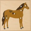 Tierpuzzles: Pferd