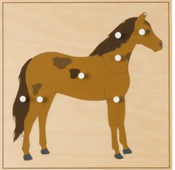 Tierpuzzles: Pferd