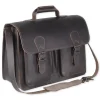 TimeTEX Büchertasche Probata mittel, ranger (dunkelbraun), Sattelleder