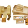 TimeTEX Goldenes Perlenmaterial, Komplettsatz aus Kunststoff