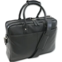 TimeTEX Lehrertasche Tenera, schwarz, Nappa-Vollrindsleder