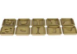 TimeTEX Schalen Land- und Wasserformen, 10 Stück