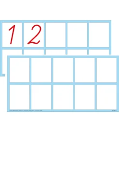 TimeTEX Whiteboard-Demo-Rechenkästchen (7 Stück), ab 4 Jahre