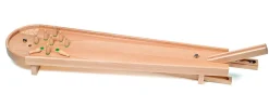 Tischkegelbahn, aus Buchenholz, 86 cm lang, ab 4 Jahre