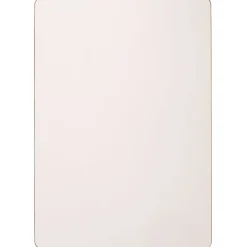 Tischplatte rechteckig: milchweiß - 118 x 64 x 2 cm
