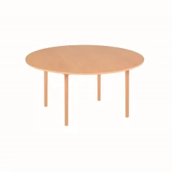 Tischplatte rund: Buche - Ø 115 x 2 cm.