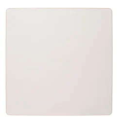 Tischplatte viereckig: milchweiß - 64 x 64 x 2 cm
