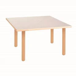 Tischplatte viereckig: milchweiß - 64 x 64 x 2 cm