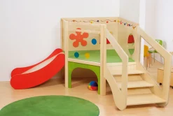 Tobini® Eck-Plattform Blümchen, Spielebene, 1-5 Jahre