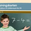 Trainingskarten: Subtraktion im Zahlenraum bis 20, 1. und 2. Klasse