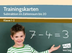 Trainingskarten: Subtraktion im Zahlenraum bis 20, 1. und 2. Klasse