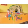 Transparente Bausteine 50 Teile, 5 Farben 6 Formen, Würfel 3,2 x 3,2 cm, ab 3 Jahre