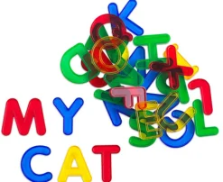 Transparente Buchstaben, ab 3-6 Jahre