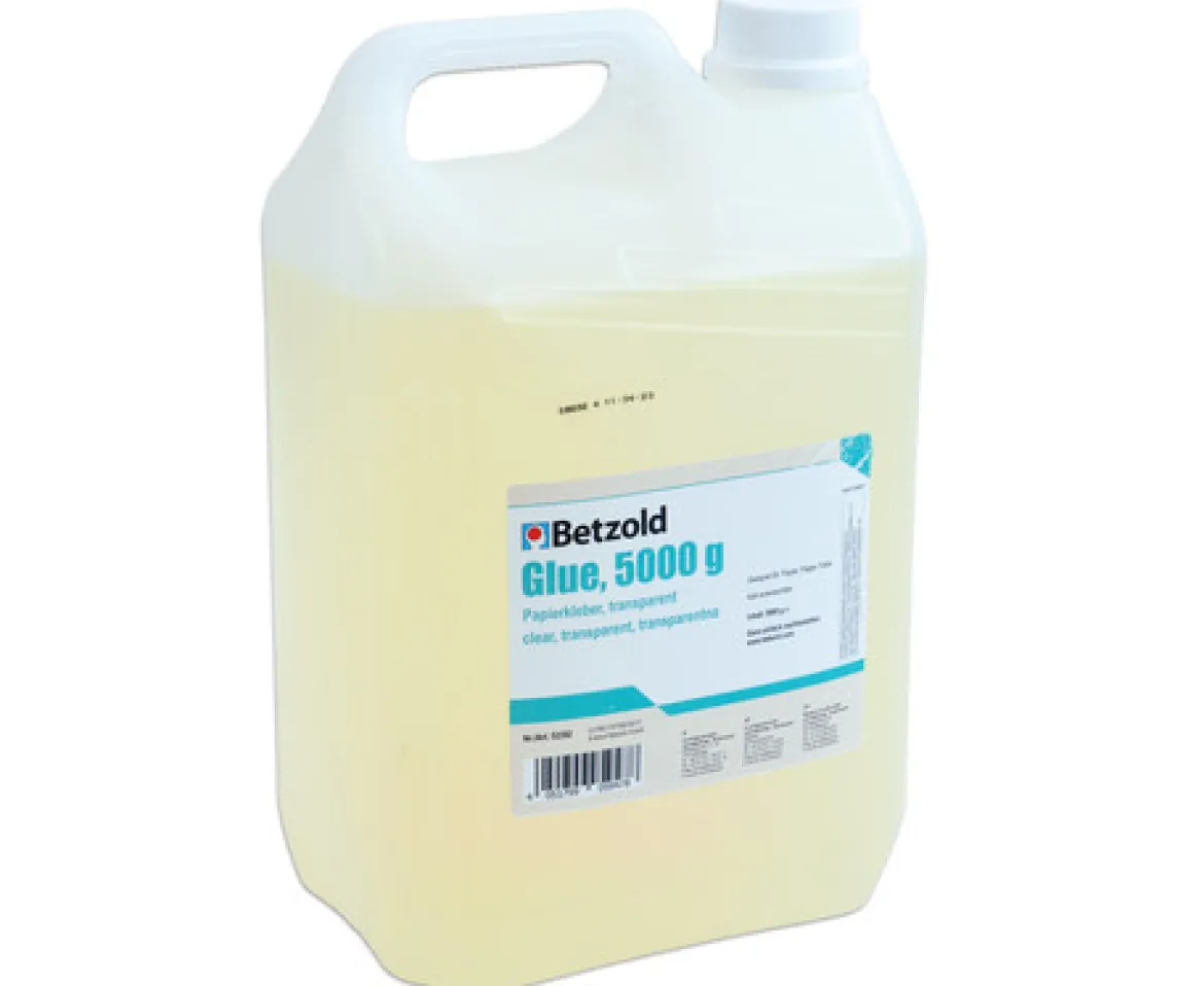 Transparenter Kleber mit 20 Leerflaschen 5000 g