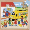 Transport-Puzzle - Bahnhof, ab 4 Jahre