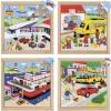 Transport-Puzzles - 4er Set, ab 4 Jahre