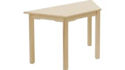 Trapeztisch Trapentino, Buche hell, Höhe 64 cm