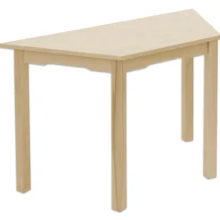 Trapeztisch Trapentino, Buche hell, Höhe 64 cm