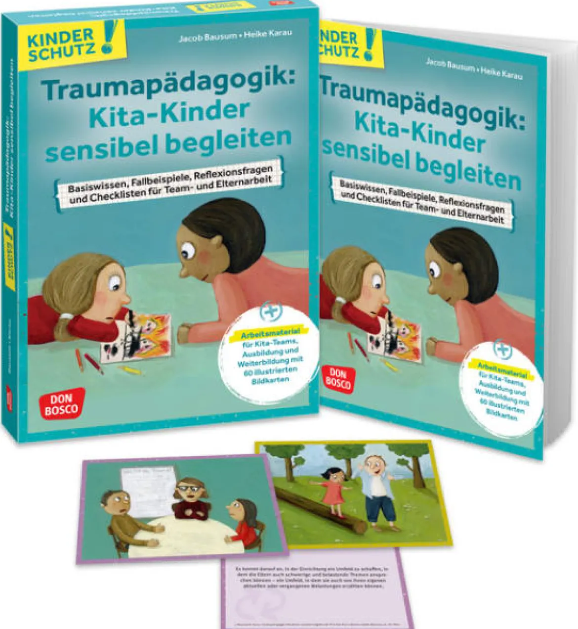 Traumapädagogik: Kita-Kinder sensibel begleiten, Buch und Bildkarten